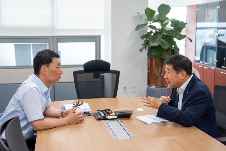 이재영 증평군수, 행안부 방문...“교부세 제도개선, 아동 돌봄수요 반영해야”