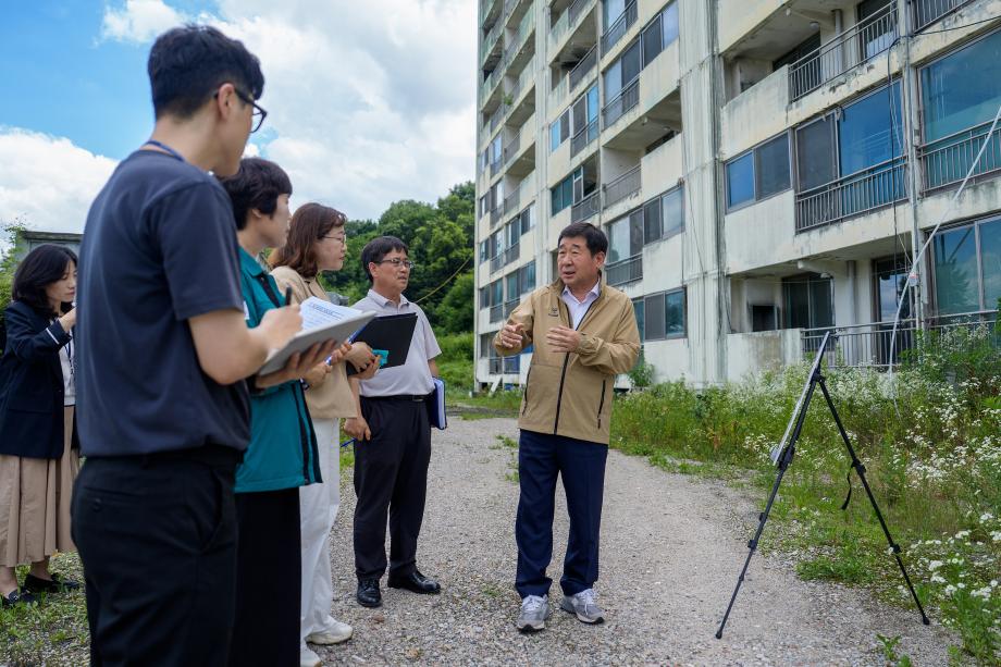 이재영 증평군수, 민선 6기 출범 4주년 맞아 주요사업 현장 방문